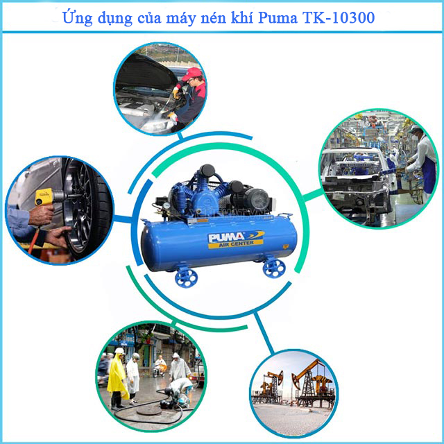 Puma TK-10300 được ứng dụng trong nhiều lĩnh vực khác nhau
