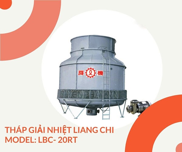 Tháp giải nhiệt LiangChi LBC 20RT thiết kế nhỏ gọn, bền bỉ