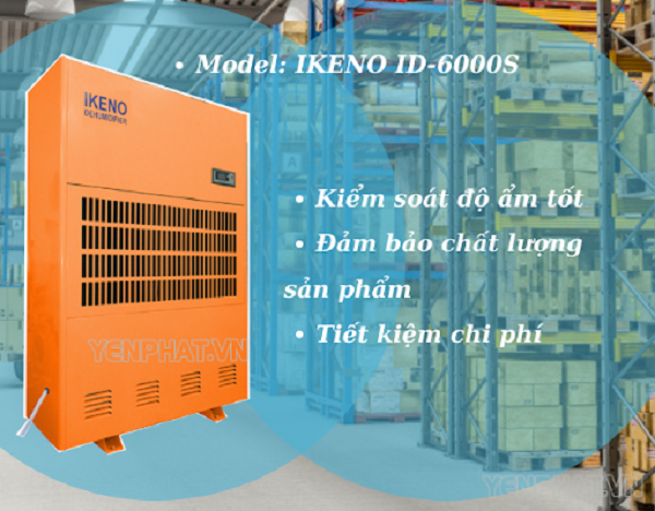 Ưu điểm của máy hút ẩm công nghiệp IKENO ID-6000S 
