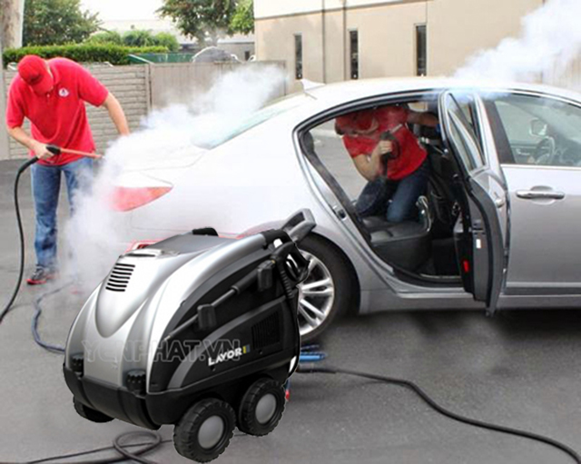 Máy rửa xe hơi nước nóng GV Metis Lavor có khả năng làm việc vượt trội