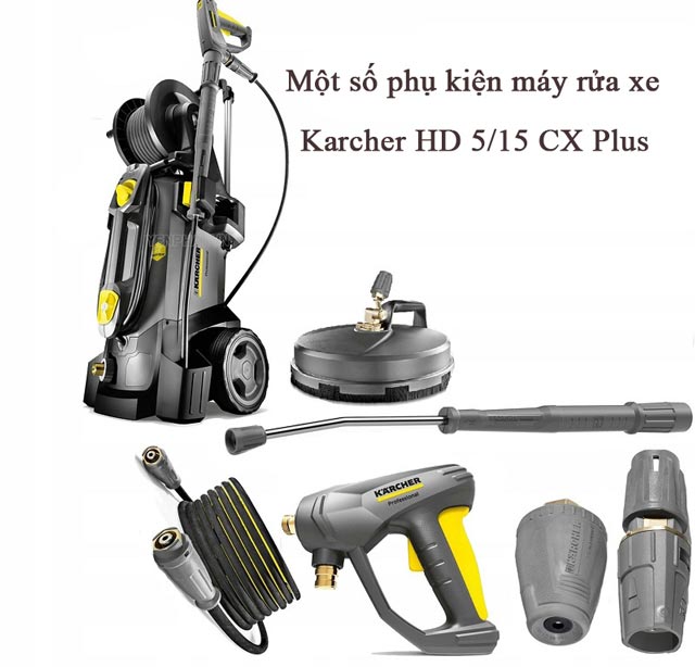  Phụ kiện máy bơm rửa xe ô tô Karcher HD 5/15 CX Plus