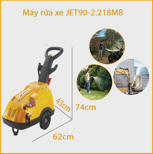 Thông số kỹ thuật của máy rửa xe ô tô JET90-2.218MB
