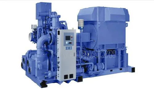 Máy nén khí này cung cấp lượng khí nén lớn, cho hiệu quả công việc cao