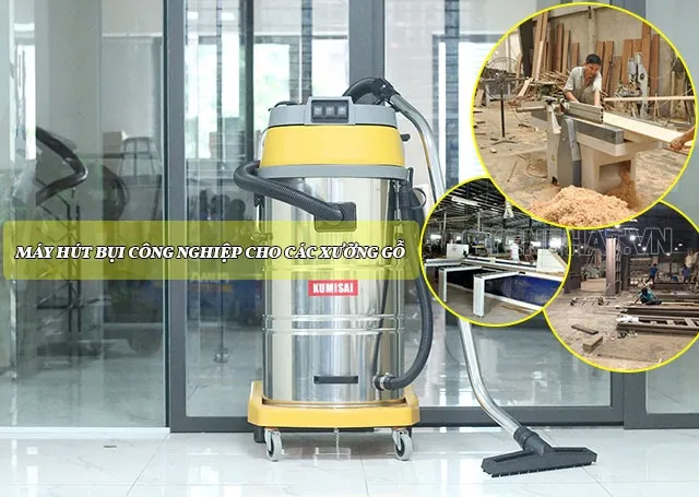 máy hút bụi xưởng gỗ
