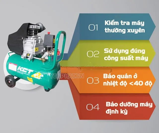 Máy nén khí giá rẻ KCT 9 lít