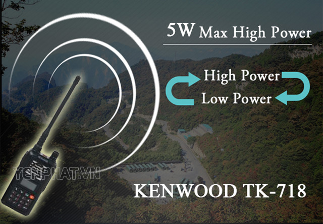 ưu điểm pin bộ đàm Kenwood TK-718 | Điện Máy Yên Phát