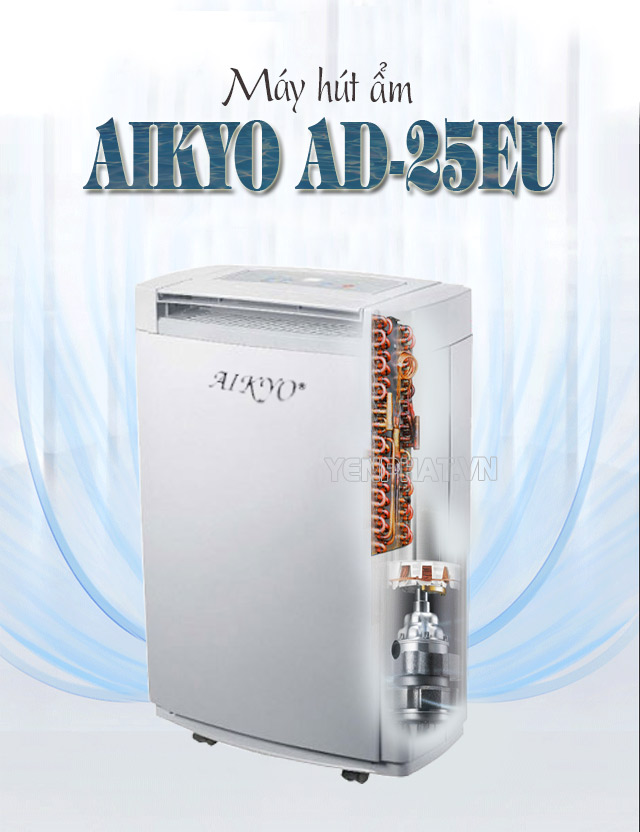 máy hút ẩm aikyo ad-25eu chính hãng | Điện Máy Yên Phát