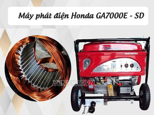 Máy phát điện Honda GA7000E - SD