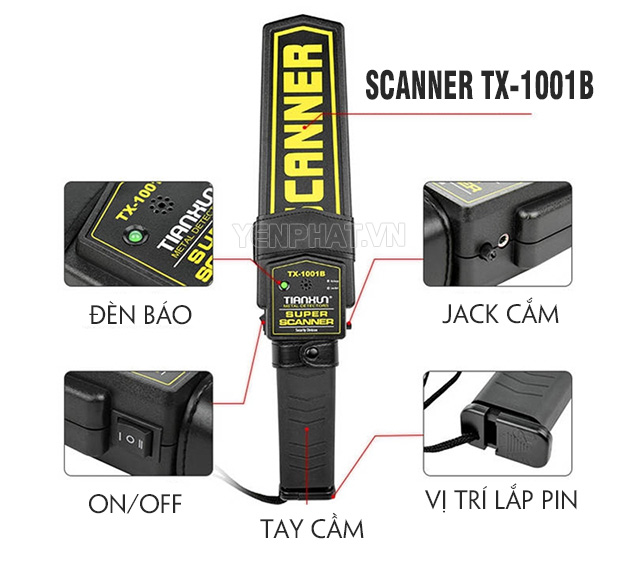 Scanner TX-1001B sở hữu cấu tạo đơn giản & nhiều ưu điểm vượt trội