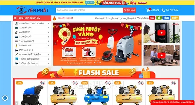 bán máy ép plastic yên phát