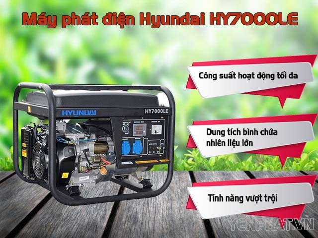 máy phát điện Hyundai HY7000LE
