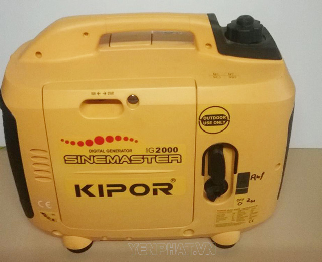 máy phát điện mini Kipor IG 2000S (2.0 KVA - có đèn)