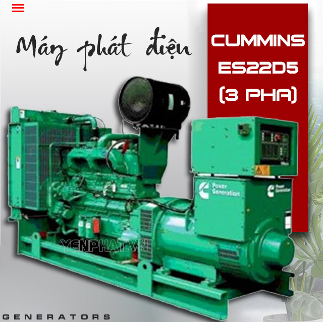 Máy phát điện Cummins ES22D5 (3 pha)