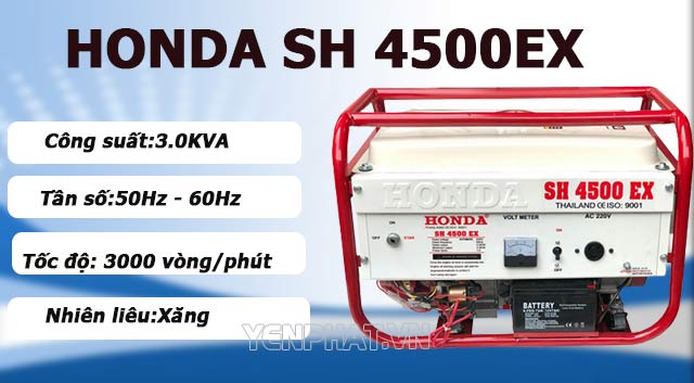 máy phát điện mini Honda SH 4500EX