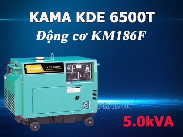 Máy phát điện công nghiệp KAMA KDE 6500T