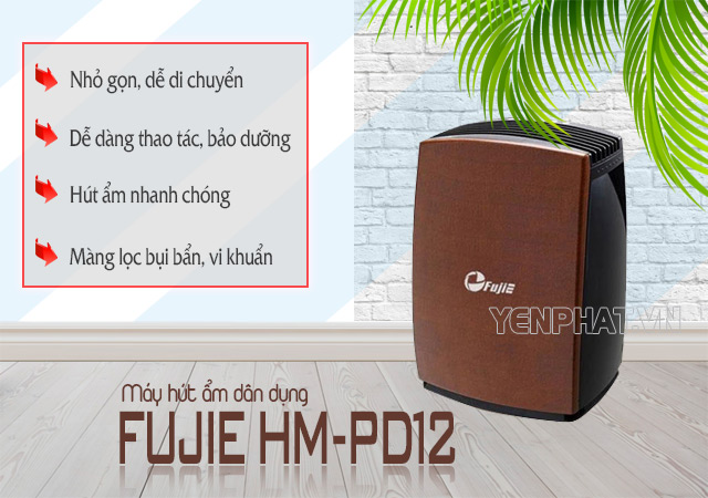 máy hút ẩm dân dụng FujiE HM-PD12