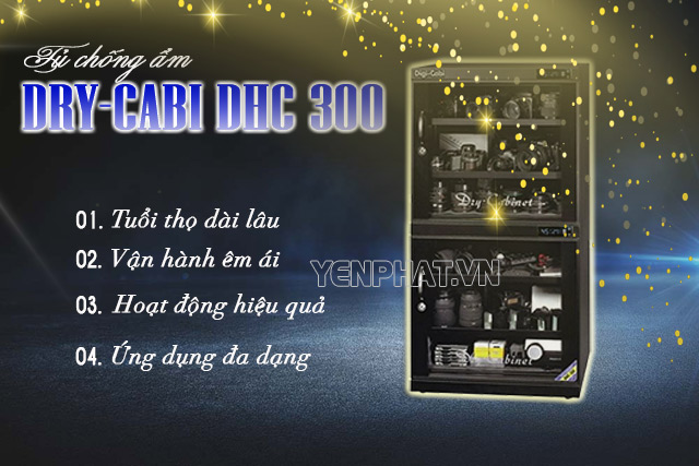 tính năng tủ chống ẩm Dry-Cabi DHC 300