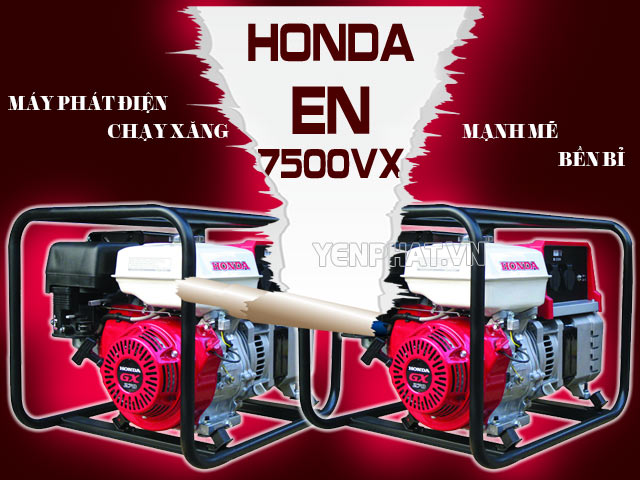 Máy phát điện Honda EN 7500VX mang đến hiệu suất cao