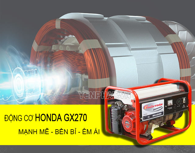 Honda HG4500 được trang bị động cơ hiện đại