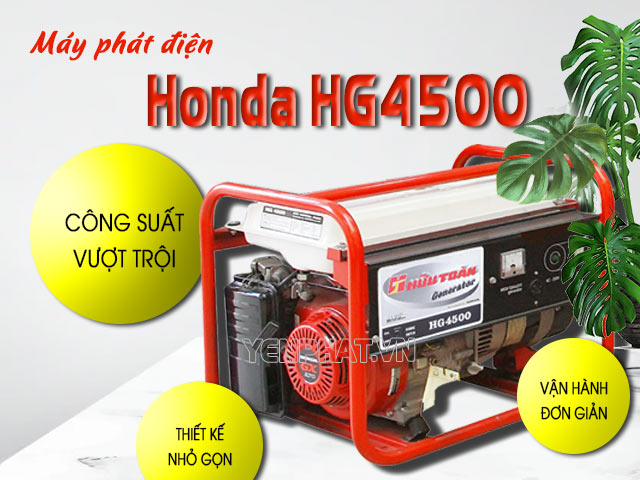 Honda HG4500 với nhiều ưu điểm đặc biệt