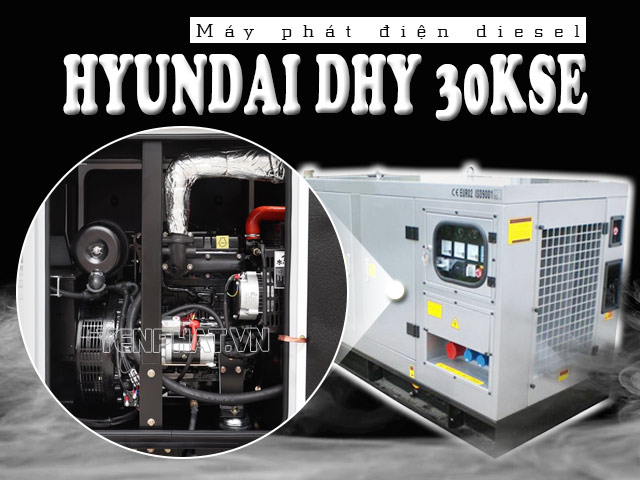 Máy phát điện Diesel Hyundai DHY 30KSE được cấu tạo hiện đại