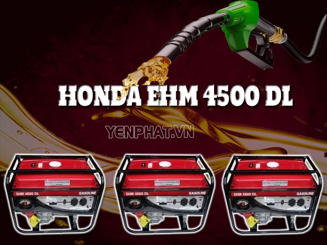 Máy phát điện Honda EHM 4500 DL nhỏ gọn, đơn giản