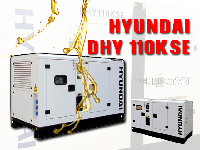 Hyundai DHY 110KSE được sử dụng phổ biến tại các chung cư, nhà máy