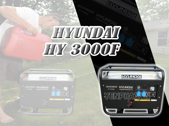 Máy phát điện công nghiệp Hyundai HY 3000F