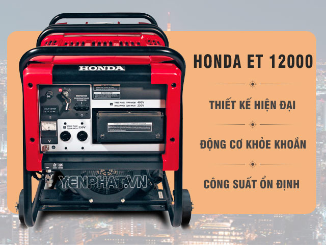 Honda ET 12000 sở hữu nhiều ưu điểm nổi bật