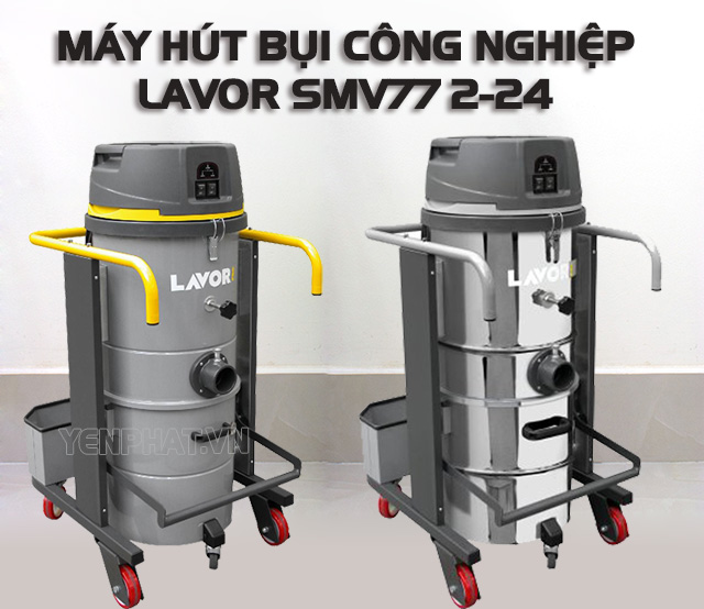 Máy hút bụi công nghiệp Lavor SMV77 2-24 có 2 màu 