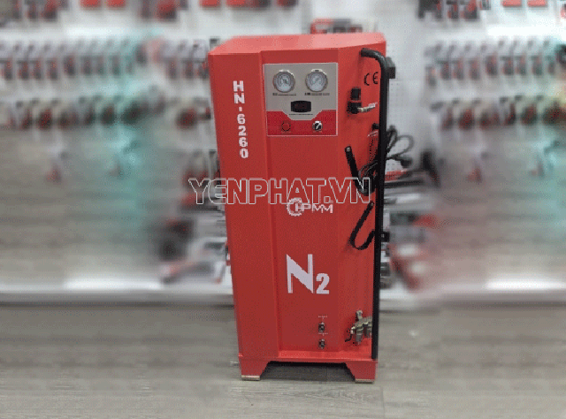Máy bơm và tạo khí N2 HN-6260 được dùng nhiều trong các gara 