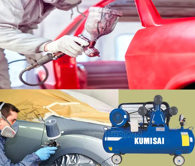 Chọn mua máy nén khí mini phun sơn cần chú ý những tiêu chí gì?