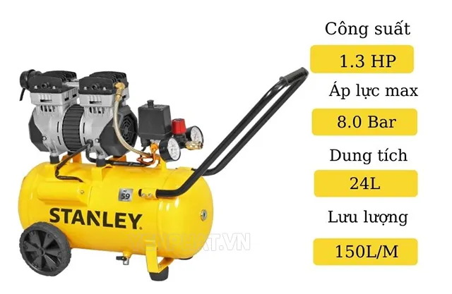 máy nén khí stanley 24l