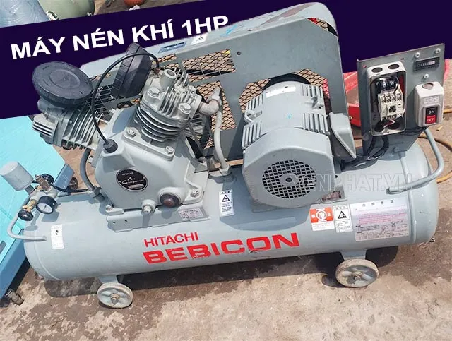 Máy nén khí Hitachi 1HP được sử dụng phổ biến ở Việt Nam