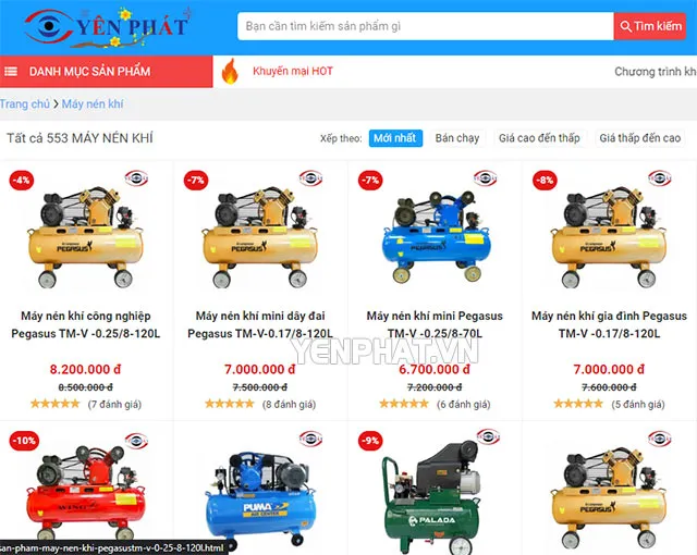 mua máy nén khí 1hp