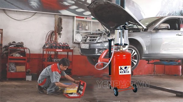 sử dụng máy hút dầu thải Kocu KQ-3090