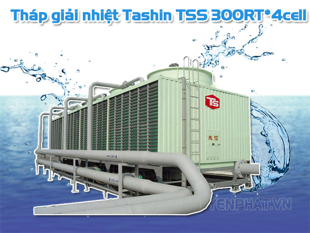 Model tháp tản nhiệt Tashin TSS 300RT*4cell có thiết kế đặc trưng