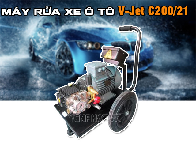 Thiết kế nổi bật của model máy rửa xe ô tô V-Jet C200/21