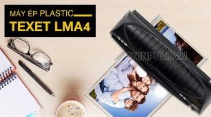 Review chi tiết máy ép Plastic TEXET LMA4-V (khổ A4)