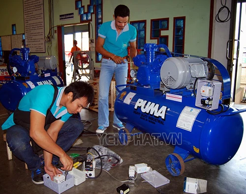 Hướng dẫn người dùng cách vận hành máy nén khí piston