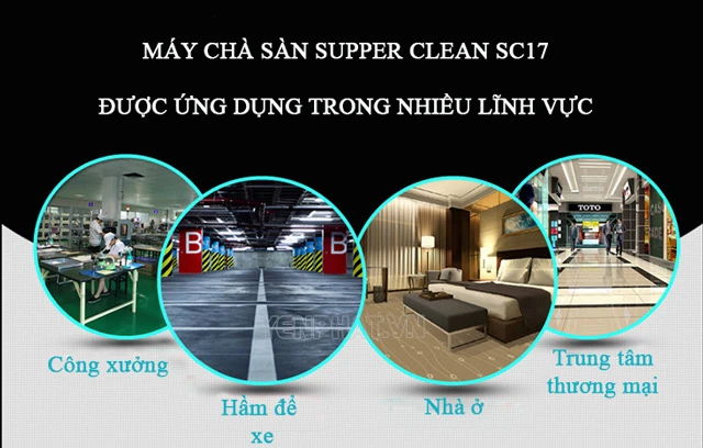 Máy chà sàn Supper Clean SC17