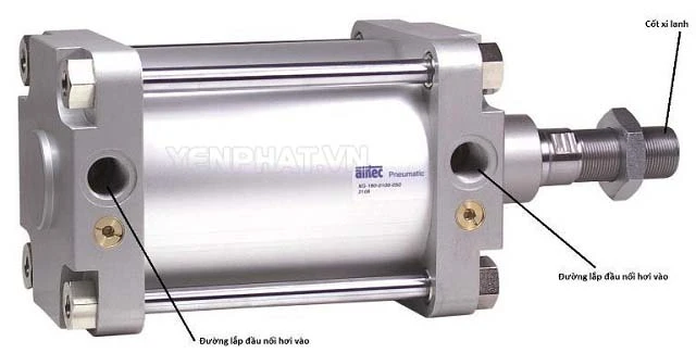 Piston là một bộ phận động cơ trong hệ thống nén khí