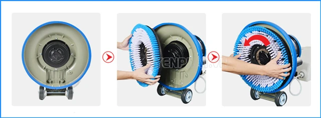 Ba bước lắp bàn chải đơn giản