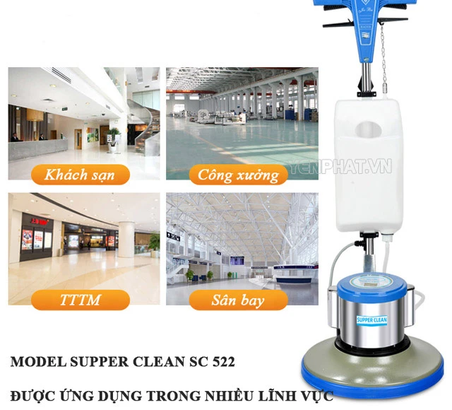 Máy chà sàn cầm tay Supper Clean SC 522