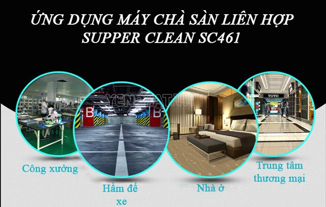 mua Máy chà sàn liên hợp Supper Clean SC461