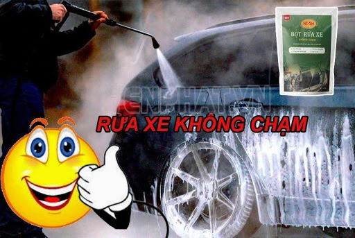 Công nghệ rửa xe mới với bột rửa xe không chạm