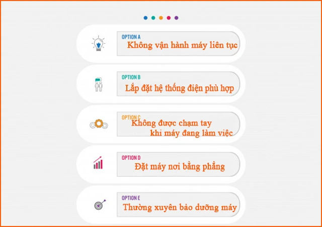 lưu ý khi sử dụng máy nén khí trục vít Pegasus TM-15A