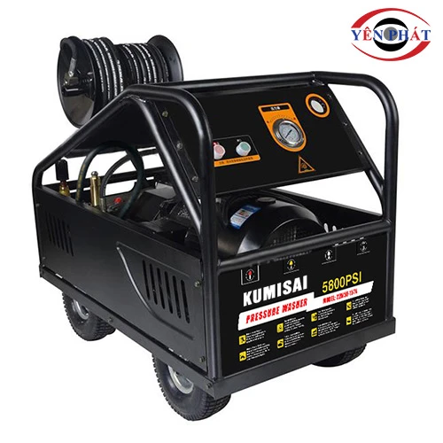 Máy rửa xe ô tô công suất lớn Kumisai 22M58-15T4 (15Kw)