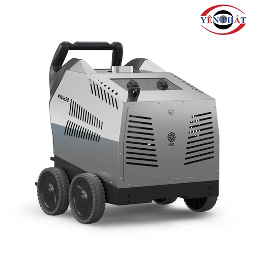 Máy rửa xe nước nóng IPC PW-H28/4 D1713P T (4 bánh, vỏ inox)