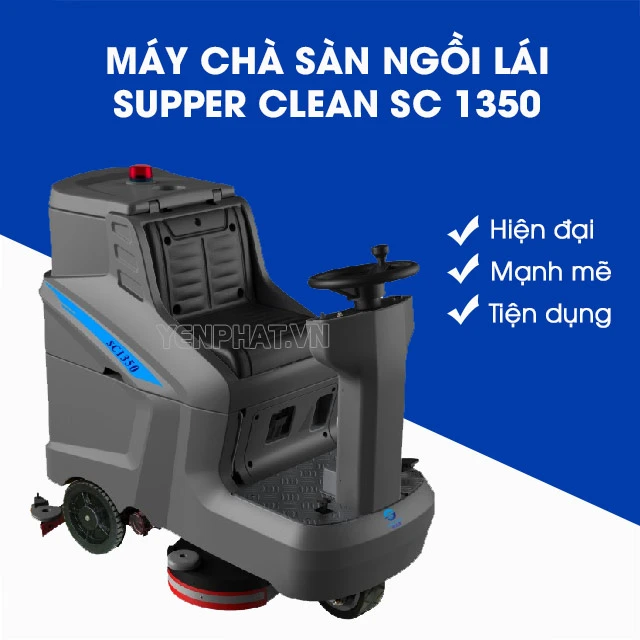 Máy chà sàn ngồi lái Supper Clean SC 1350
